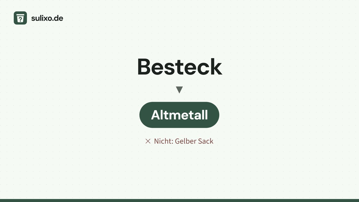 Besteck: Altmetall