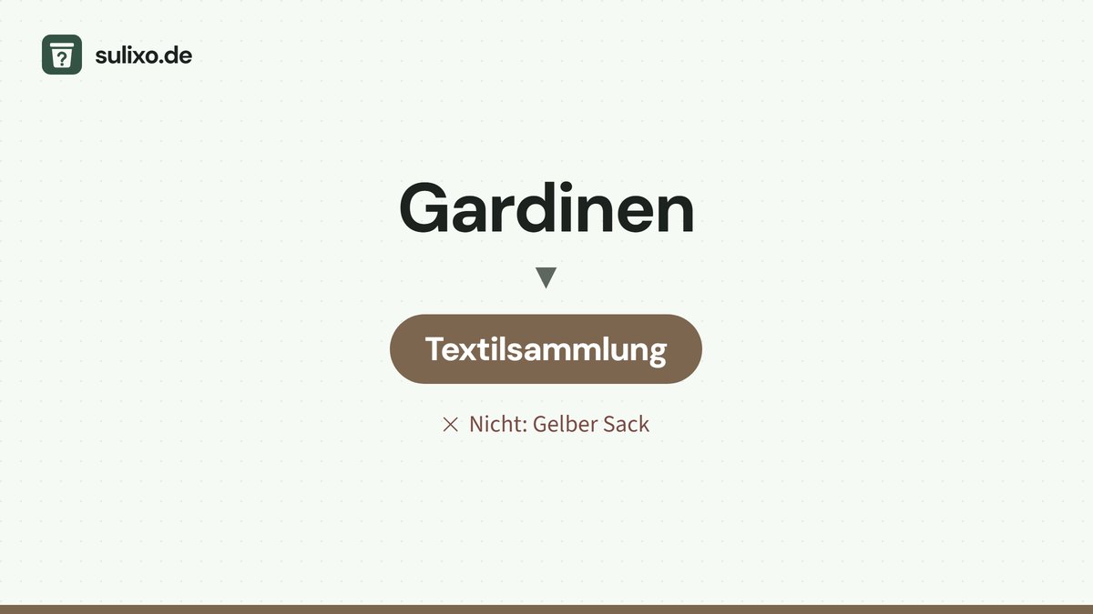 Gardinen: Textilsammlung