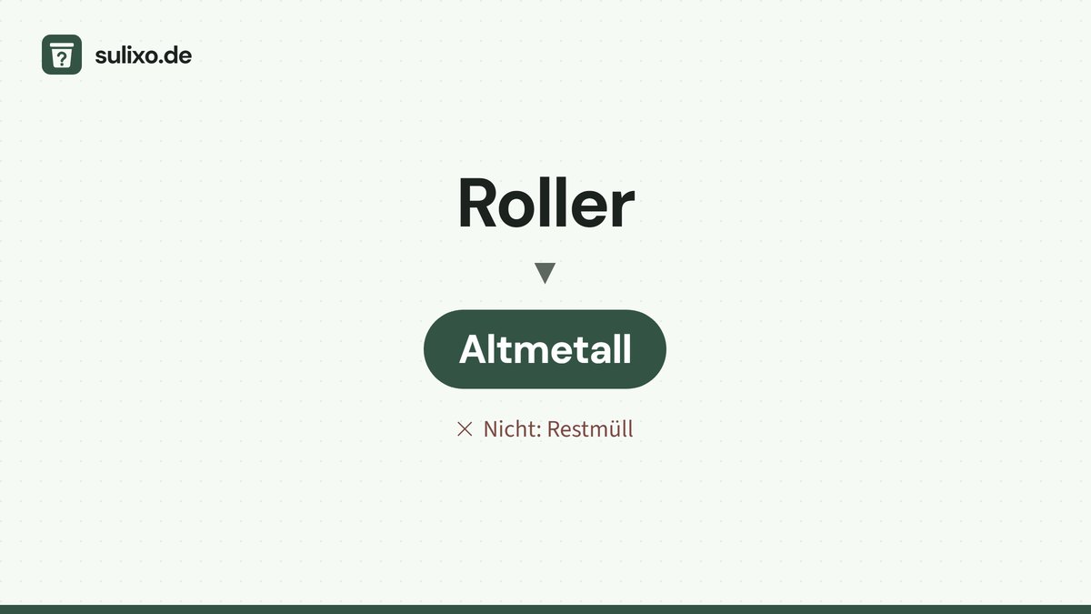 Roller: Altmetall